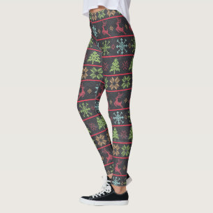 Leggings Chalkboard Modelo nórdico moderno de Knit Suéter f