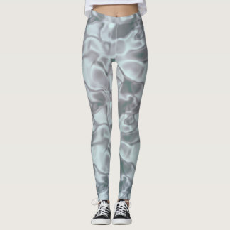Leggings Chapoteo del mármol de la ondulación del agua