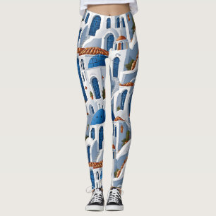 Leggings Charla de la isla griega trendy Santorini