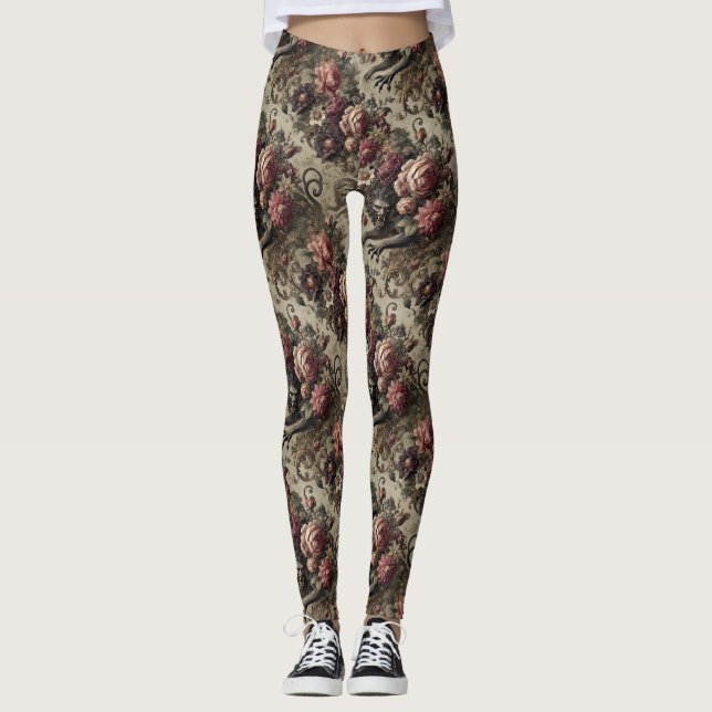 Leggings Château des Loups - Victoriano gótico (Anverso)