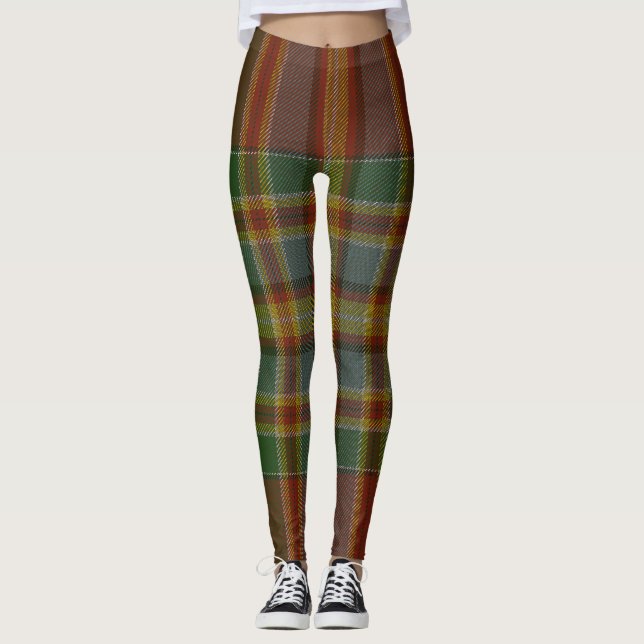 Leggings Chattan Tartan Clan Plaid (Anverso)