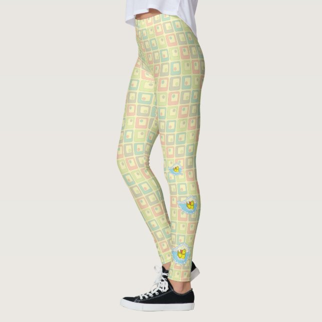 Leggings Chaucer y las piernas del pato de goma (Izquierda)