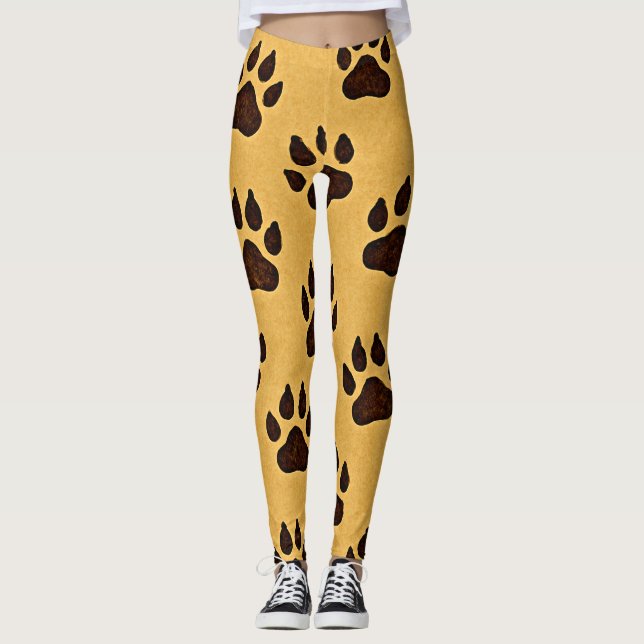 Leggings Cheetah Paw Print  (Anverso)