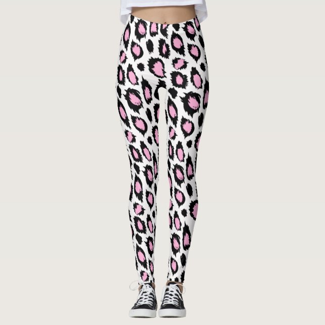 Leggings Cheetah rosado (Anverso)