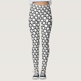 Leggings Chef de Guay negro y blanco verificado