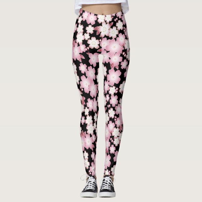 Leggings Cherry Blossom -Japanese Sakura- (Anverso)