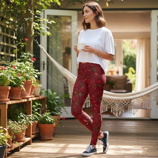 Leggings Cherry Bomb Sass (Subido por el creador)