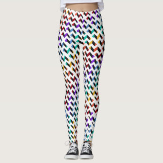 Leggings Chevron multicolor