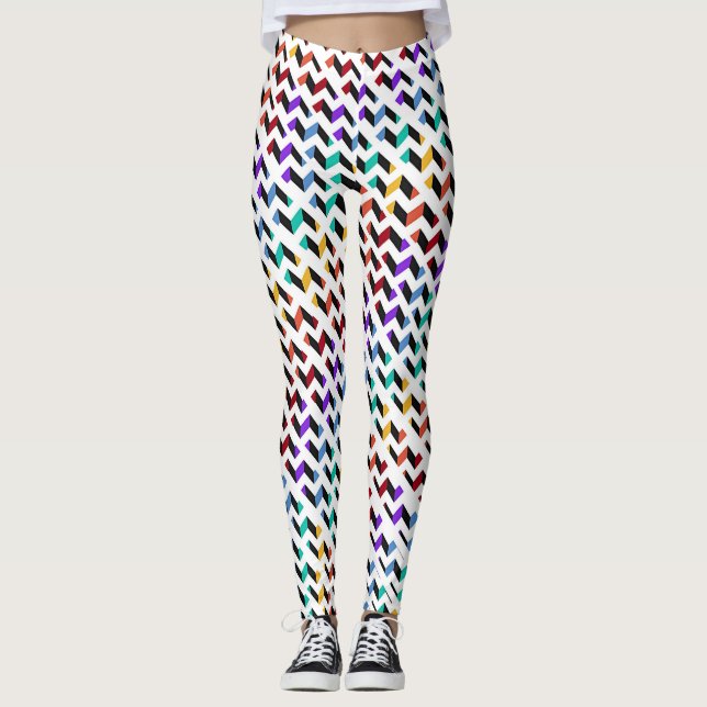 Leggings Chevron multicolor (Anverso)