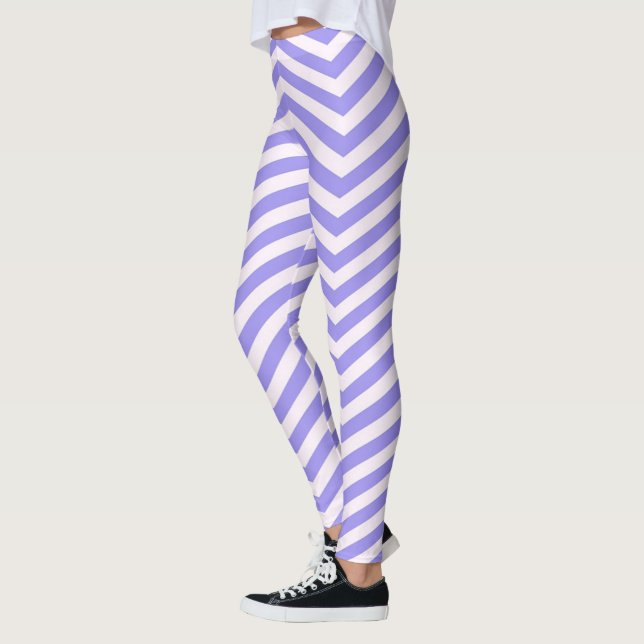 Leggings Chevron Púrpura (Izquierda)