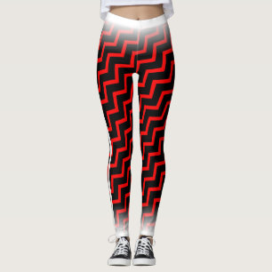 Leggings Chevron rojo en tu coronel.