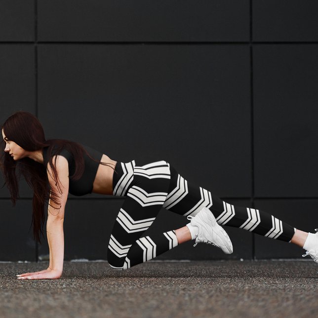 Leggings Chevrons Azul Y Blanco (Subido por el creador)