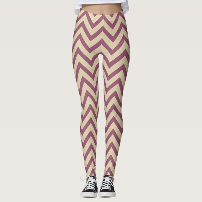 Leggings Chevrons de Plum Spice Moods (Anverso)