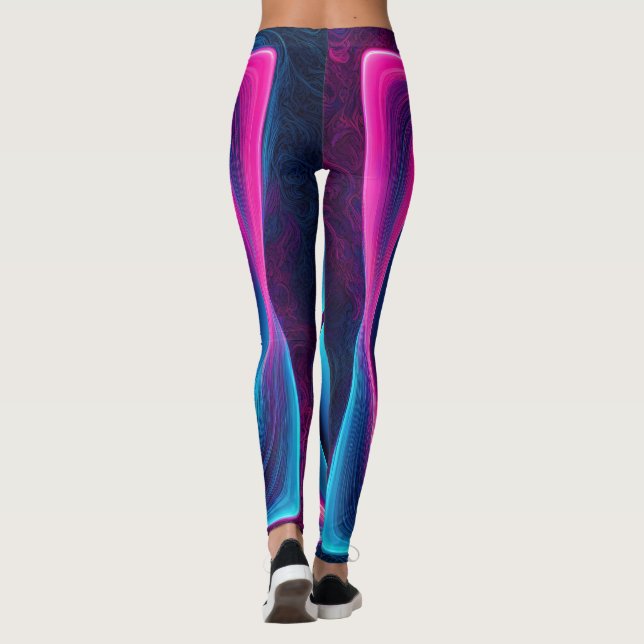 Leggings Chi Fusion: Energías vibrantes de Yin Yang (Reverso)