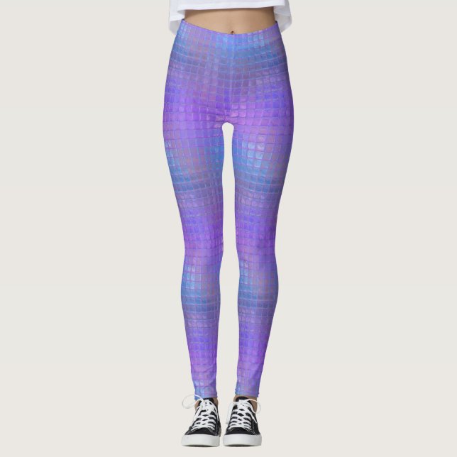 Leggings Chica de glamour marrón irlandés morado (Anverso)