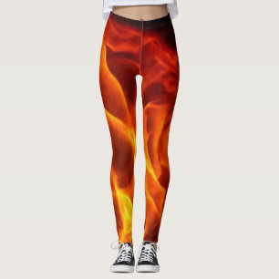 Leggings Chica en piernas de fuego