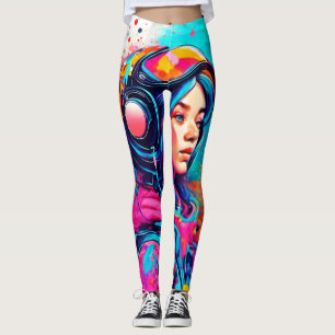 Leggings Chica lunar colorido
