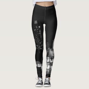 Leggings Chicago Grant Park Escala de grises