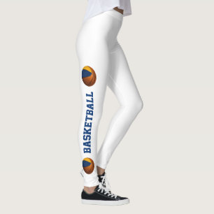 Leggings chicas del equipo de oro azul