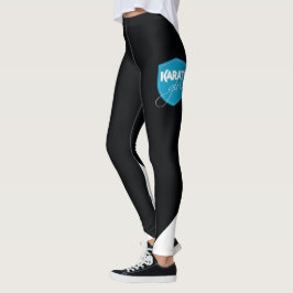 Leggings Chicas del karate - negro de las polainas