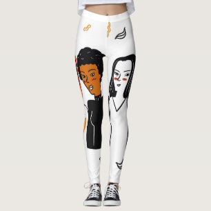 Leggings Chicas diversas, varias nacionalidades juntas.