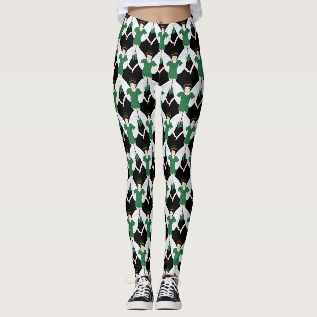 Leggings Chicas irlandeses Clover Fairy (Anverso)