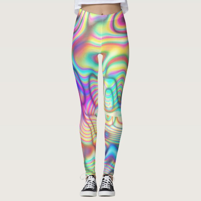 Leggings Chicas/mujeres de gimnasio Trippy con Holo (Anverso)