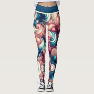 Leggings Chicle de Algodón de Azúcar