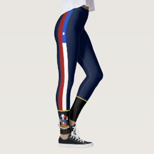 Leggings Chile raya la bandera