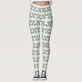 Leggings Chimera - Piernas caballianas de mar de pavo real