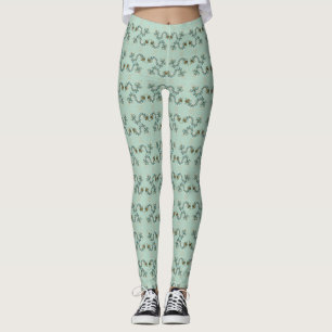 Leggings Chimera - Piernas caballianas de mar de pavo real
