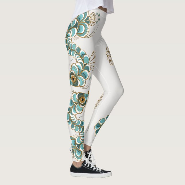 Leggings Chimera - Piernas todo-sobre-impresión de caballit (Derecha)