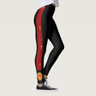 Leggings China raya la bandera