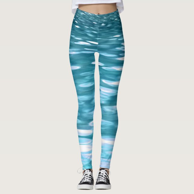 Leggings Chispa verde azulada (Anverso)