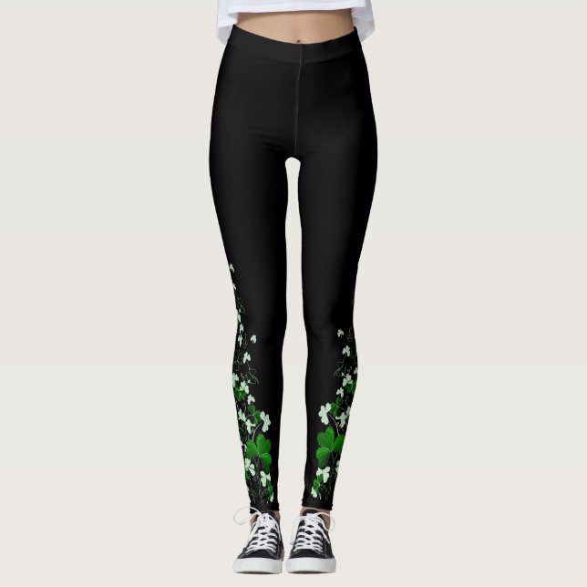 leggings - Chispas del día de San Patricio (Anverso)
