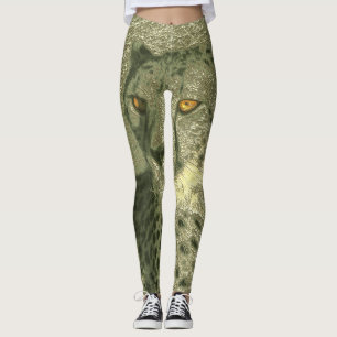 Leggings chita metalizado