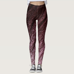 Leggings Chocolate al rojo de la red de la red para el nara