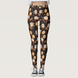 Leggings Chocolate de café y galletas