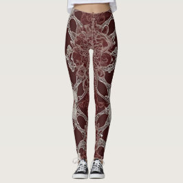 Leggings Chocolate Lace AI art