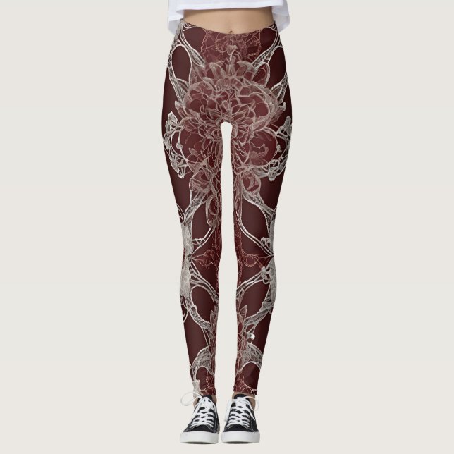 Leggings Chocolate Lace AI art (Anverso)