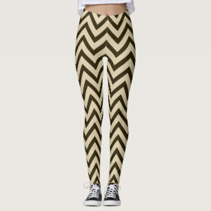 Leggings Chocolate Spice Moods Chevrons
