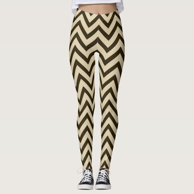 Leggings Chocolate Spice Moods Chevrons (Anverso)