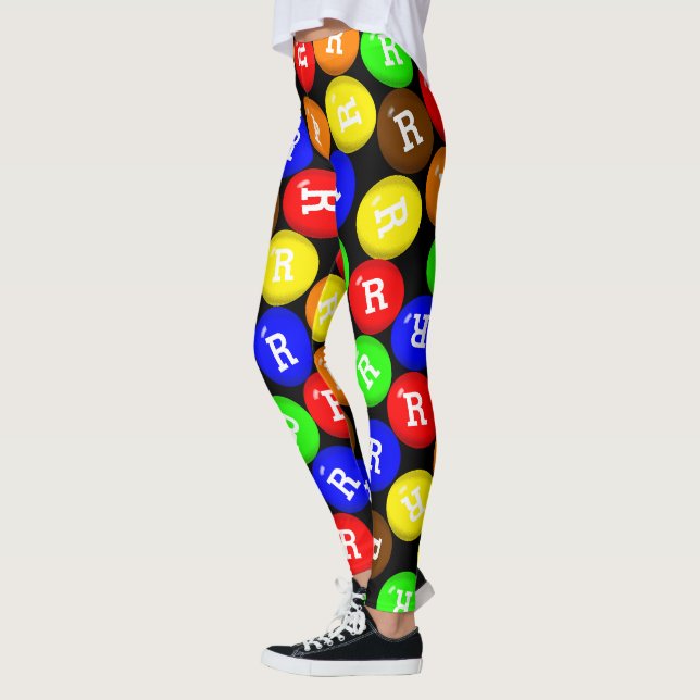 Leggings Chocolates Caramelo-revestidos de la diversión y (Izquierda)