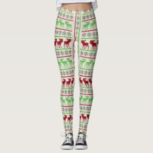 LEGGINGS CHRISTMAS ORNAMENTS REINDEER