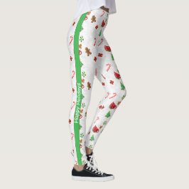 Leggings Christmas Sweets Customizable