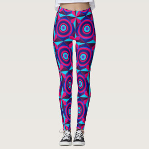 Leggings Ciberpunk Retro Grid