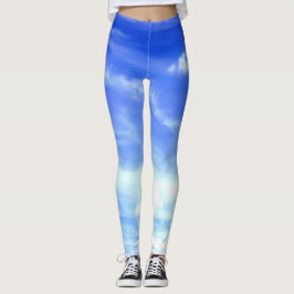 Leggings Cielo azul dramático