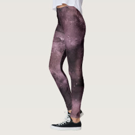 Leggings Cielo Celeste Acuarela Púrpura  