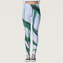 Leggings Cielo de la hierba verde pálida Pastel