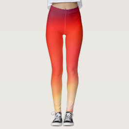 Leggings Cielo Rojo De Noche.